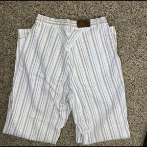 Rockies Jeans Cream and White Strips